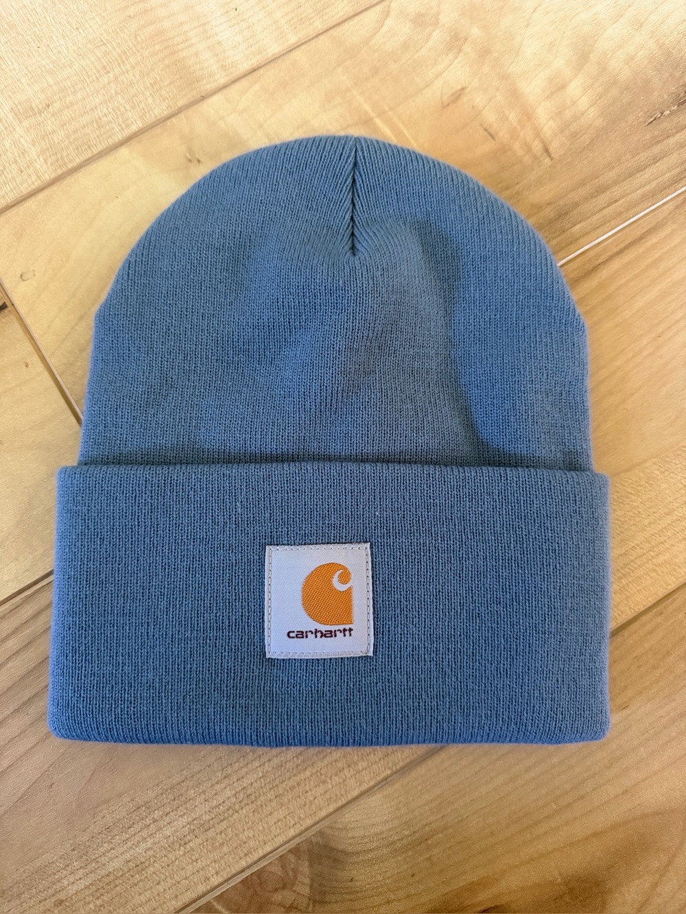 Blue Carhartt acrylic toque/beanie NWOT